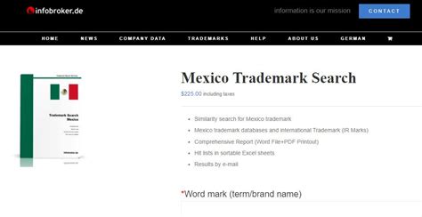 mexican trade mark register