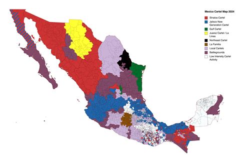 mexico cartel map 2024