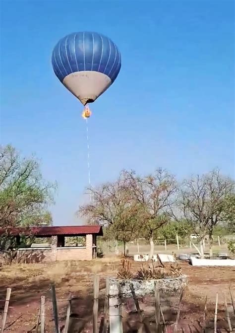 mexico hot air balloon fire