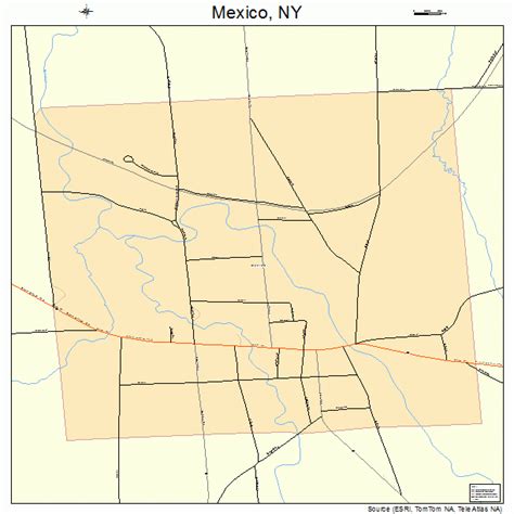 Mexico Ny On Map