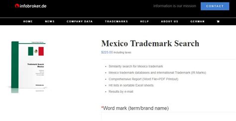 mexico trademark search