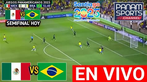 mexico vs brasil panamericanos 2023 donde ver