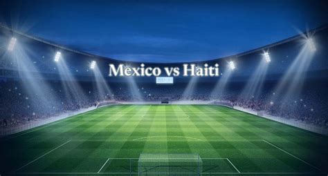 mexico vs haiti live tv