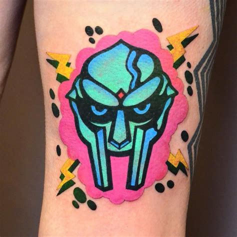 Cool Mf Doom Tattoo Designs References