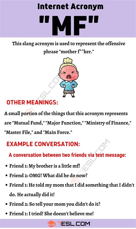 mf meaning in text