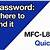 mfc l8900cdw series default password