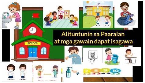 Alituntunin sa Paaralan worksheet | Live Worksheets