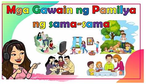 Mga Gawaing Bahay Clipart Of Children