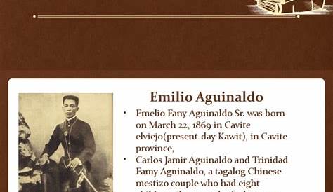 Heneral Emilio Aguinaldo: Mga Gunita ng Himagsikan | PPT