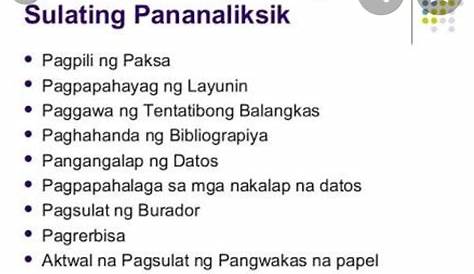 Mga Hakbang Sa Paggawa Ng Pananaliksik - depaggo
