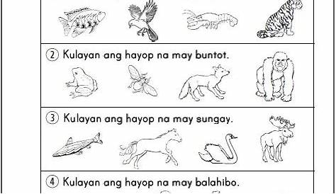 Mga Tunog ng Hayop Worksheets | Samut-samot