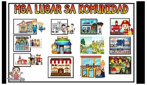 Mga Lugar Sa Komunidad Melc Based Tagalog Lesson Youtube | Images and