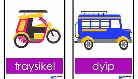 Iba’t ibang Uri ng mga Sasakyan (Different Kinds of Vehicles) 🚗 - YouTube