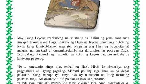 Halimbawa Ng Kwentong Bayan Sa Luzon : Faye Catherine Amigable: "Tatag