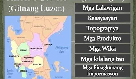 Kasaysayan at Pinagmulan ng mga Lalawigan sa Rehiyon -Gitnang Luzon