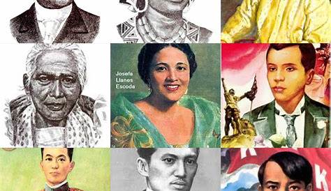 Mga Bayani Ng Pilipinas Philippine Heroes Educational Charts | Images