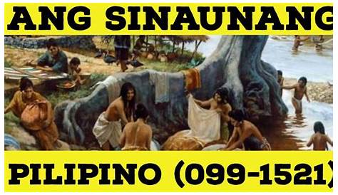 Mga Lumang Kasuotan at Pananamit ng mga Pilipino sa Maynila Noong Unang