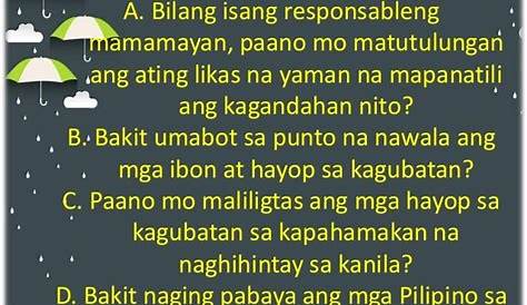 Mga Uri Ng Tanong Sa Filipino Conten Den 4 - Vrogue