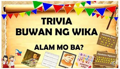Halimbawa Ng Mga Tanong Sa Filipino Quiz Bee - Conten Den 4