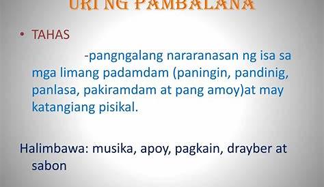 FILIPINO - QUARTER 2 | URI NG PANGNGALAN || PANTANGI AT PAMBALANA