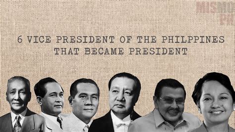 mga bise presidente ng pilipinas