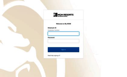 mgmresorts login