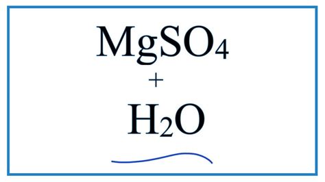 mgso4 . h2o compound name