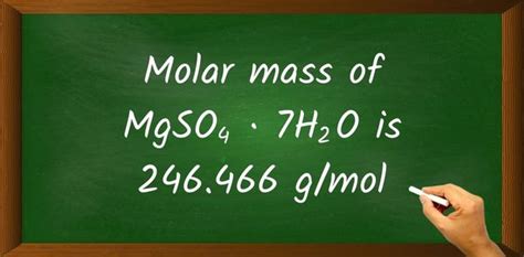 mgso4.7h2o molar mass