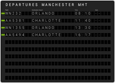 mht arrivals and departures
