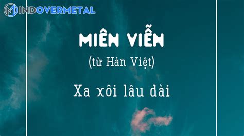 miên viễn nghĩa là gì