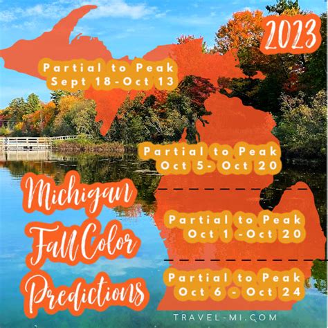 mi fall color map
