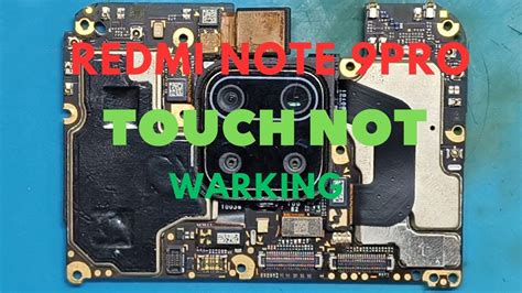 mi note 9 pro touch check code