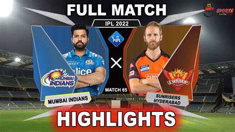 mi vs srh 2022 highlights