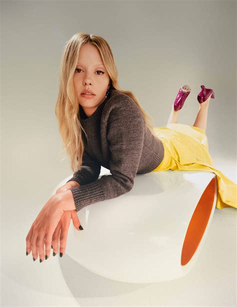 mia goth modelling