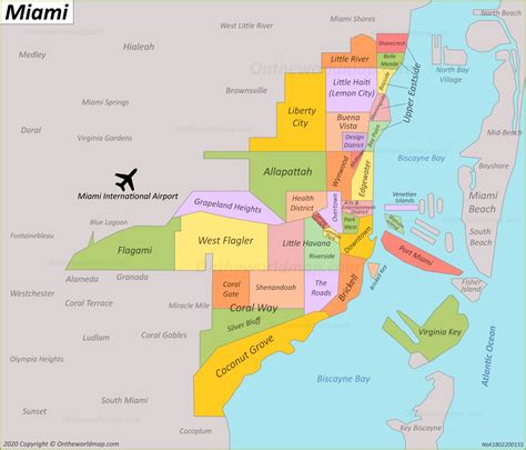 Usa Karta Miami Karta 2020