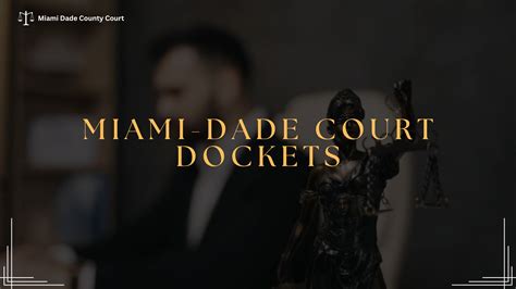 miami dade court docket
