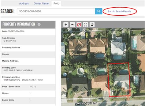 miami dade folio search