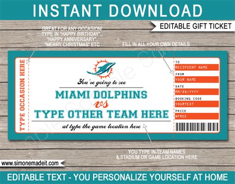 miami dolphins football game tickets