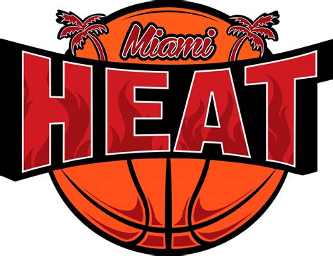 miami heat basketball logo svg