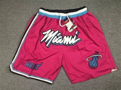 miami heat basketball shorts