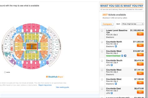 miami heat courtside tickets price