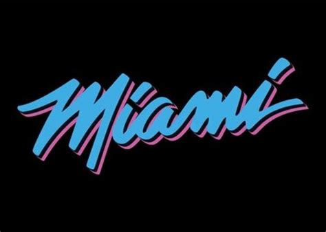 miami heat font style download