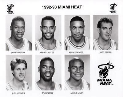 miami heat roster 1992