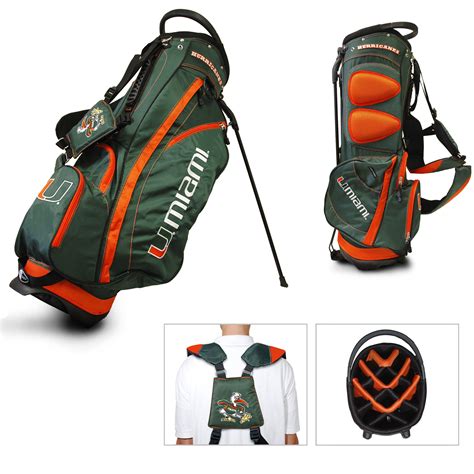 miami hurricanes golf bag