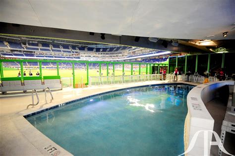 miami marlins stadium swimming pool