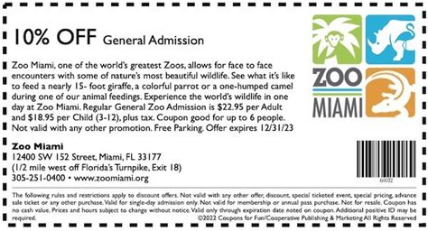 miami zoo promo code 2023