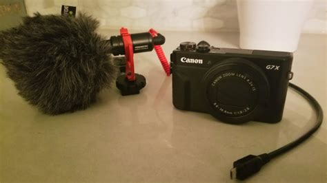 mic for canon g7x mark ii