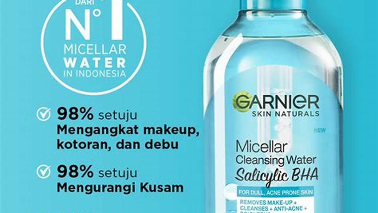 GARNIER Micellar Cleansing Water 125 ml Shopee Indonesia
