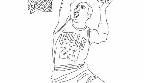 Michael Jordan Coloring Sheets