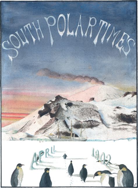 Lt. Michael Barne standing beside sledge. in Maritime at Dundee